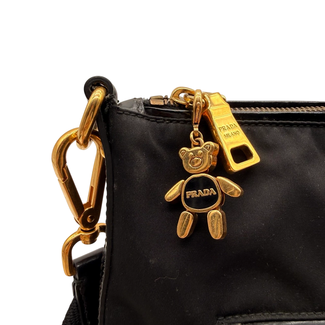 Prada Umhängetasche Tessuto aus Nylon schwarz