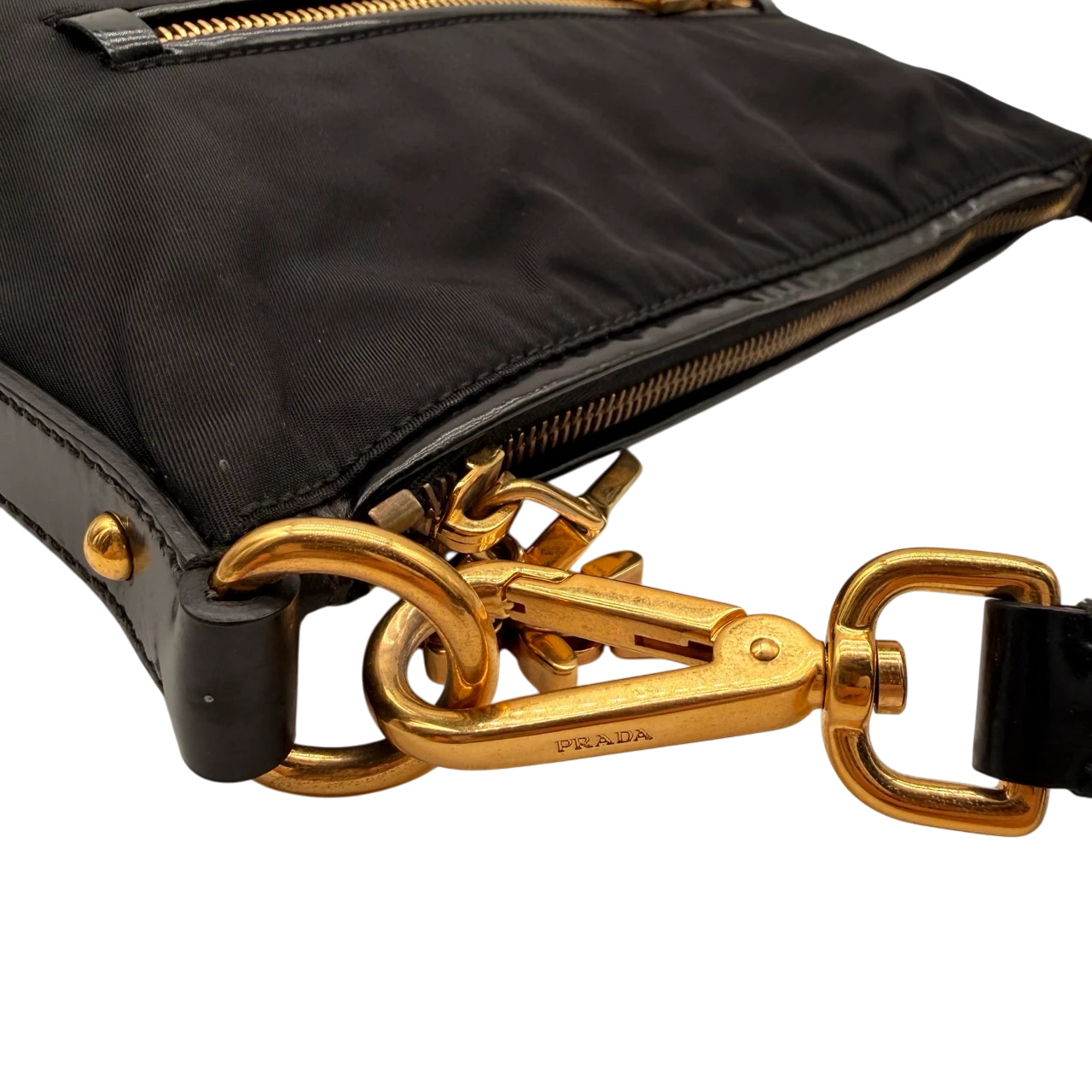 Prada Umhängetasche Tessuto aus Nylon schwarz