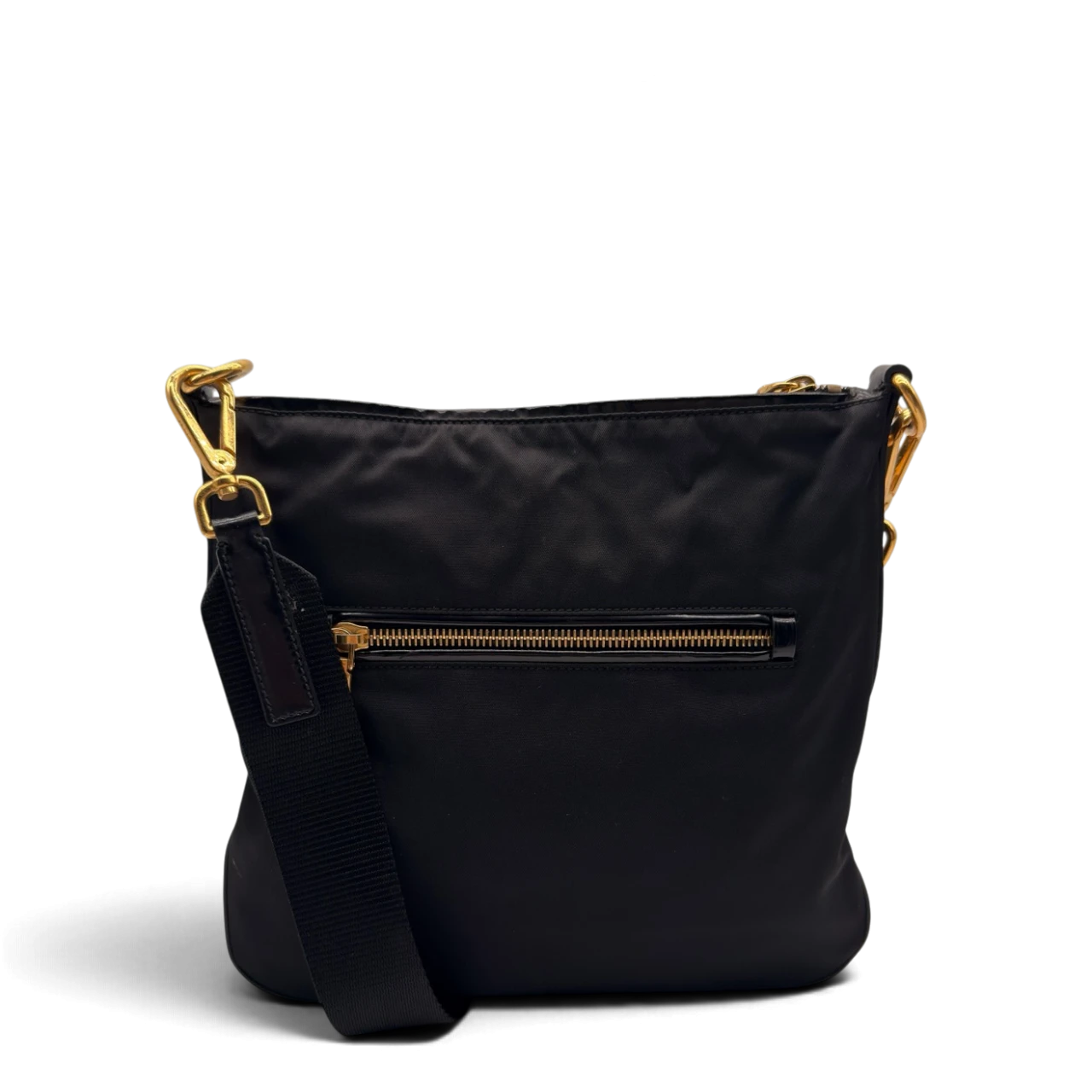 Prada Umhängetasche Tessuto aus Nylon schwarz