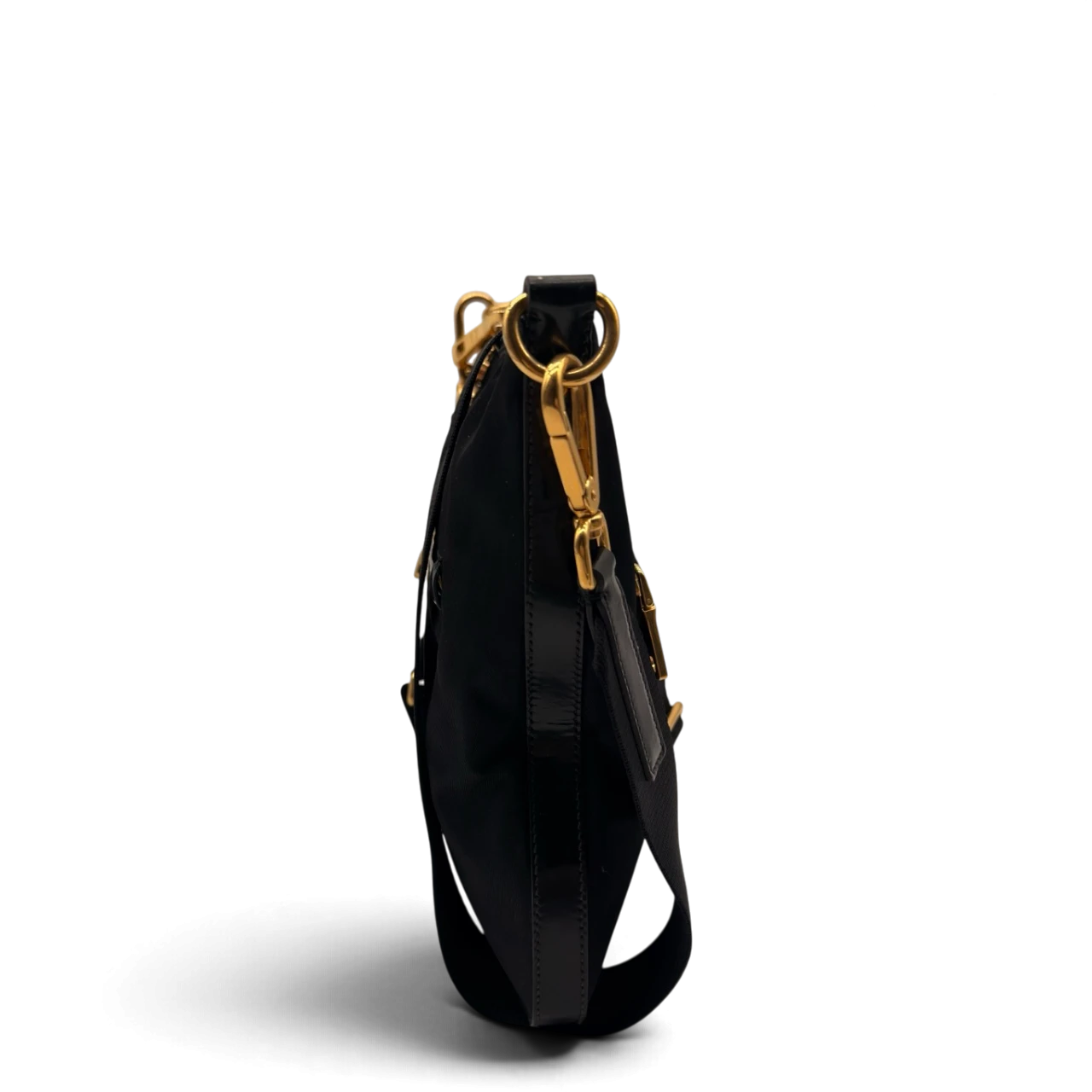Prada Umhängetasche Tessuto aus Nylon schwarz
