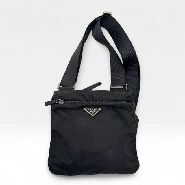 Prada shoulder bag basic small black