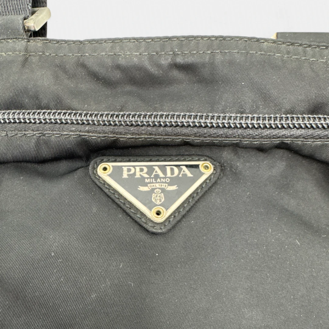 Prada shoulder bag basic small black
