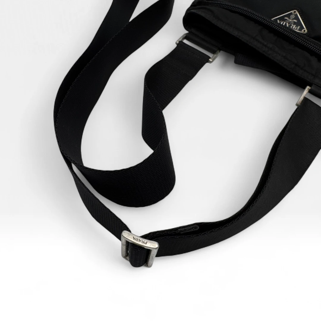 Prada shoulder bag basic small black