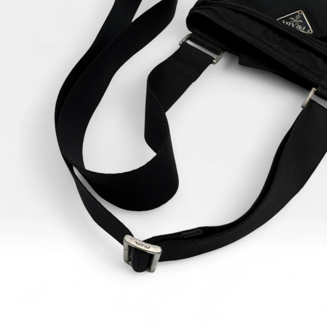 Prada shoulder bag basic small black