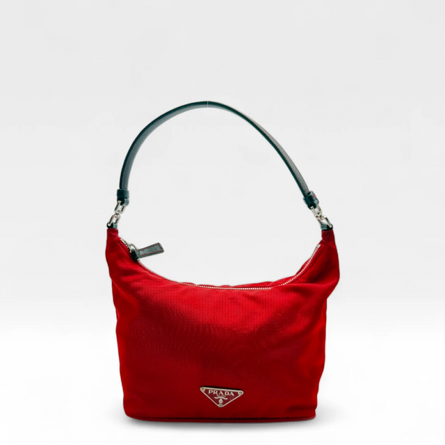Prada Handtasche aus Nylon rot