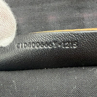 Saint Laurent Handtasche Cabas mit Umhängegurt aus Leder grau – Seriennummer im Detail