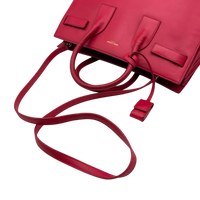 Saint Laurent Handtasche Sac de Jour aus Leder pink