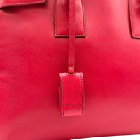 Saint Laurent Handtasche Sac de Jour aus Leder pink