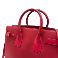 Saint Laurent Handtasche Sac de Jour aus Leder pink