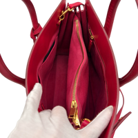 Saint Laurent Handtasche Sac de Jour aus Leder pink