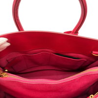 Saint Laurent Handtasche Sac de Jour aus Leder pink