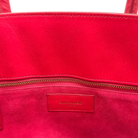 Saint Laurent Handtasche Sac de Jour aus Leder pink