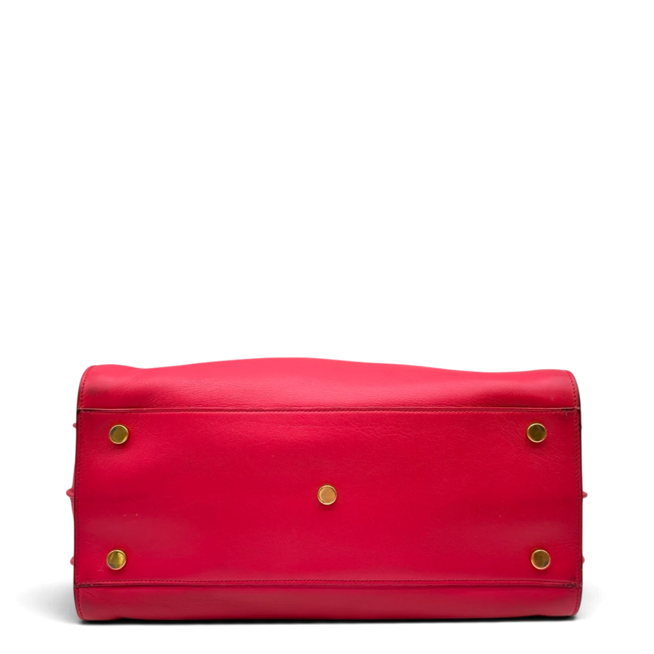 Saint Laurent Handtasche Sac de Jour aus Leder pink