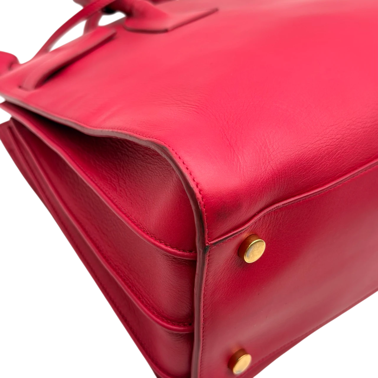 Saint Laurent Handtasche Sac de Jour aus Leder pink
