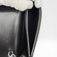 Umhängetasche Kate Tassel Small Croco schwarz