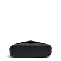 Saint Laurent Umhängetasche College Messenger large aus schwarzem Lammleder