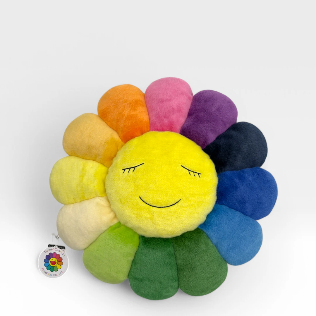 Takashi Murakami Flower Cushion 60cm Rainbow