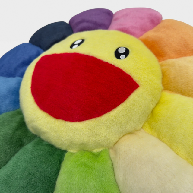 Takashi Murakami Flower Cushion 60cm Rainbow