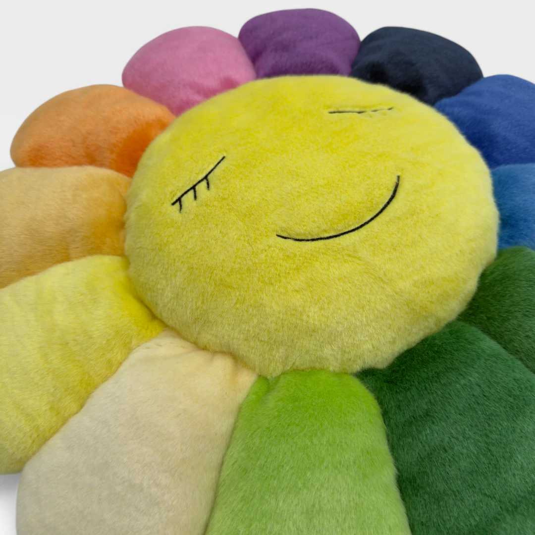 Takashi Murakami Flower Cushion 60cm Rainbow