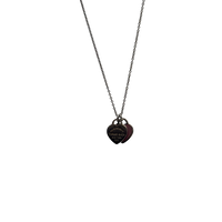 Tiffany & Co. Halskette Zwillingsherzen rosa in 925 Silber