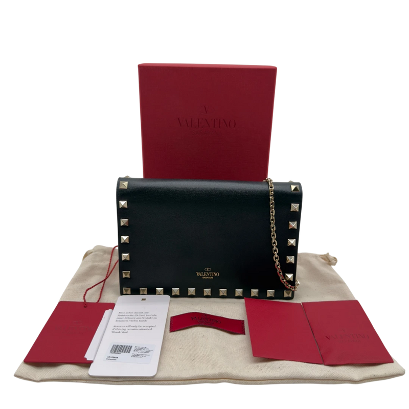 Valentino Garavani Umhängetasche Envelope Rockstud
