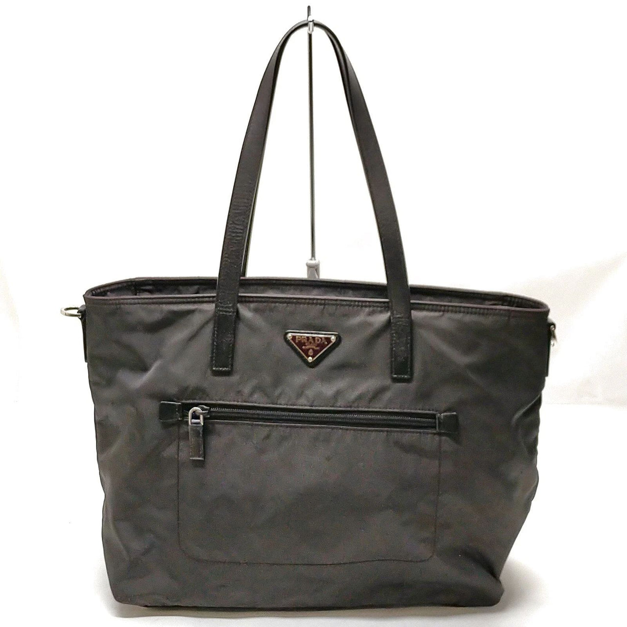 Prada Shopper aus Nylon schwarz