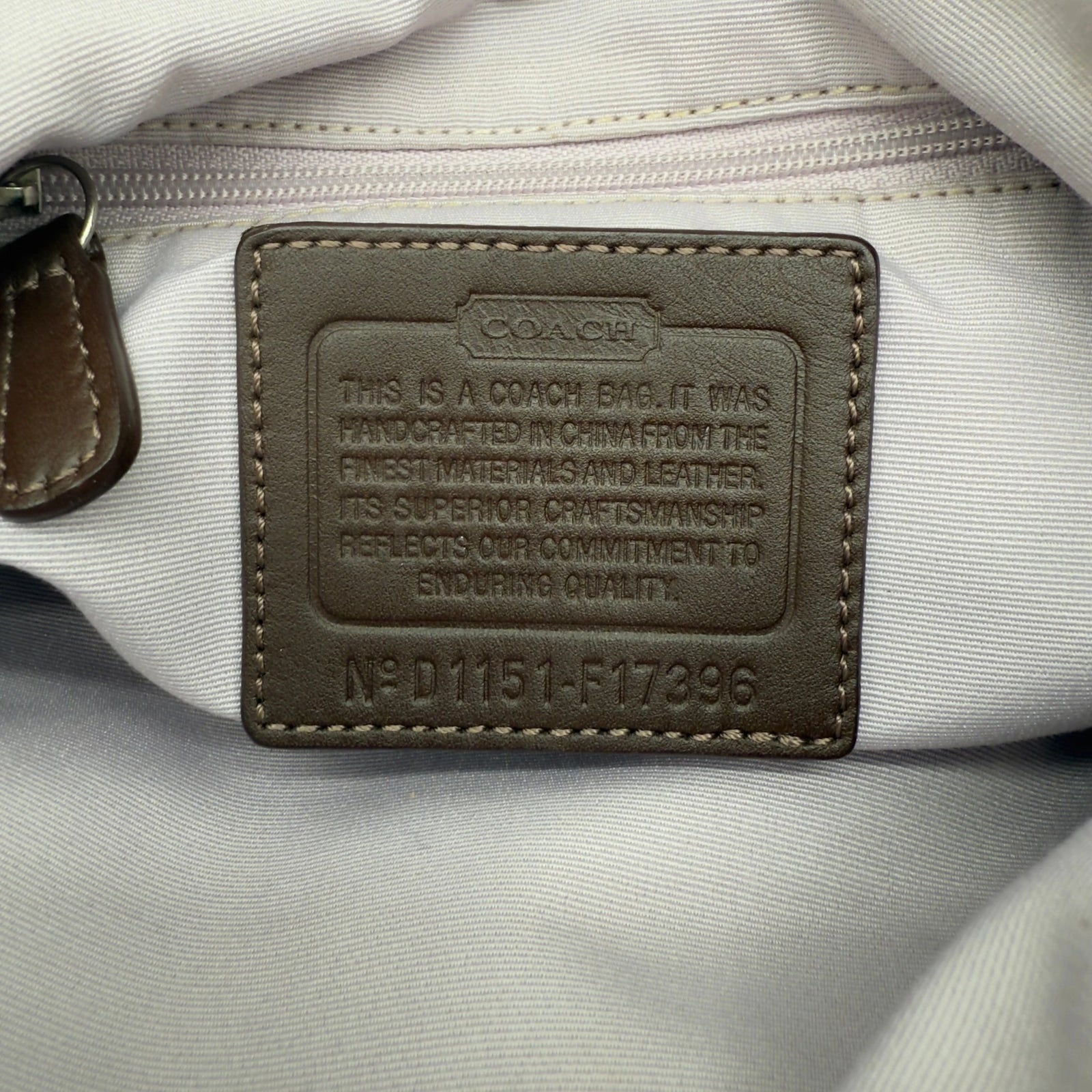 Coach Shopper Signature