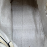 Gucci Shopper Soho Tassel mit Umhängekette aus Leder beige – Innenansicht
