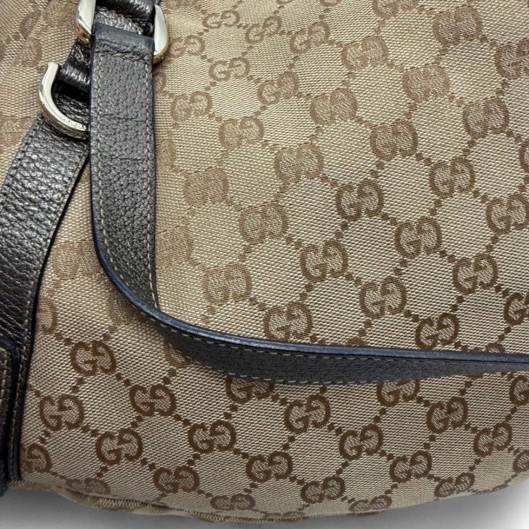 Gucci Handtasche Abbey Shopper khaki Lederdetails monogram beige
