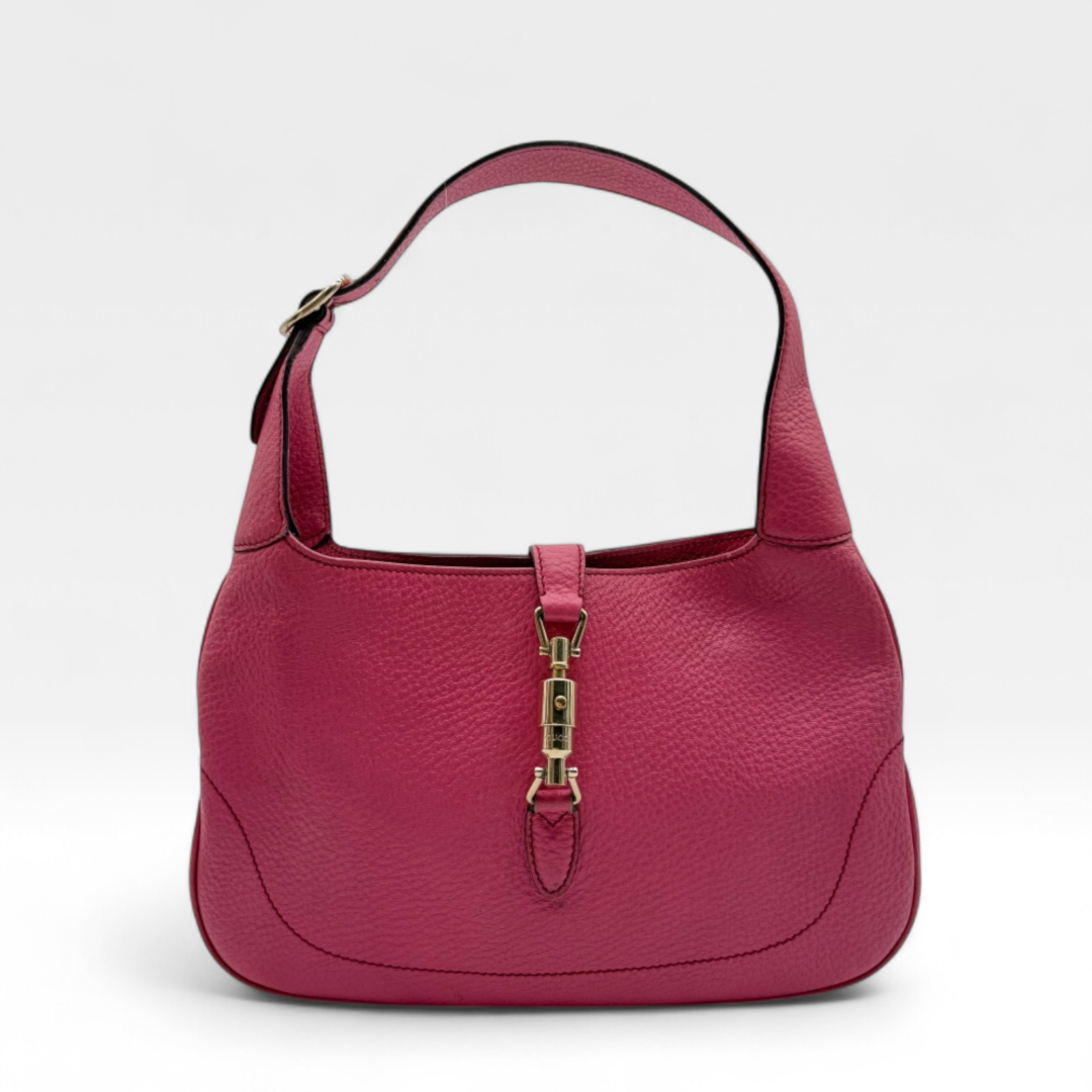 Gucci Handtasche Jackie aus Leder pink