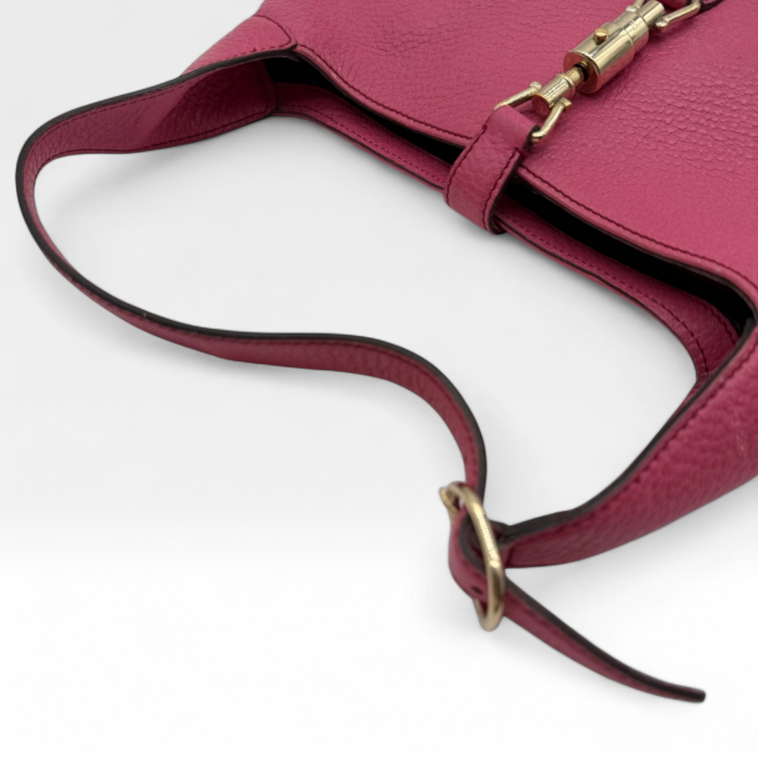 Gucci Handtasche Jackie aus Leder pink