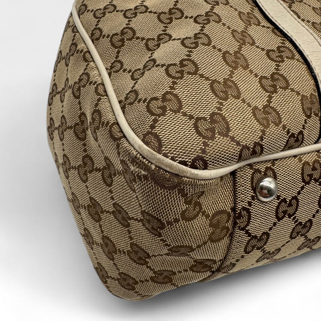 Gucci Handtasche Shopper GG Twins monogram beige