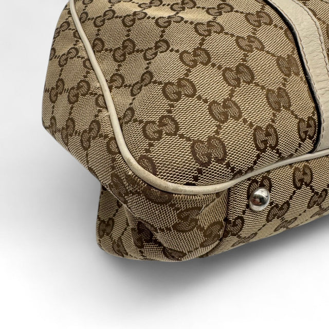 Gucci Handtasche Shopper GG Twins monogram beige