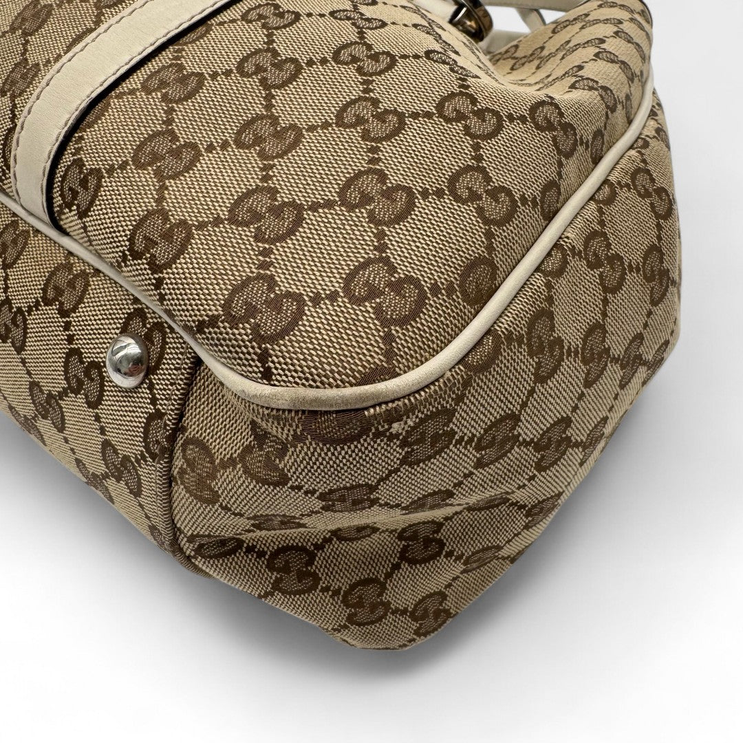 Gucci Handtasche Shopper GG Twins monogram beige