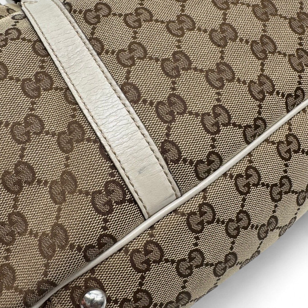 Gucci Handtasche Shopper GG Twins monogram beige