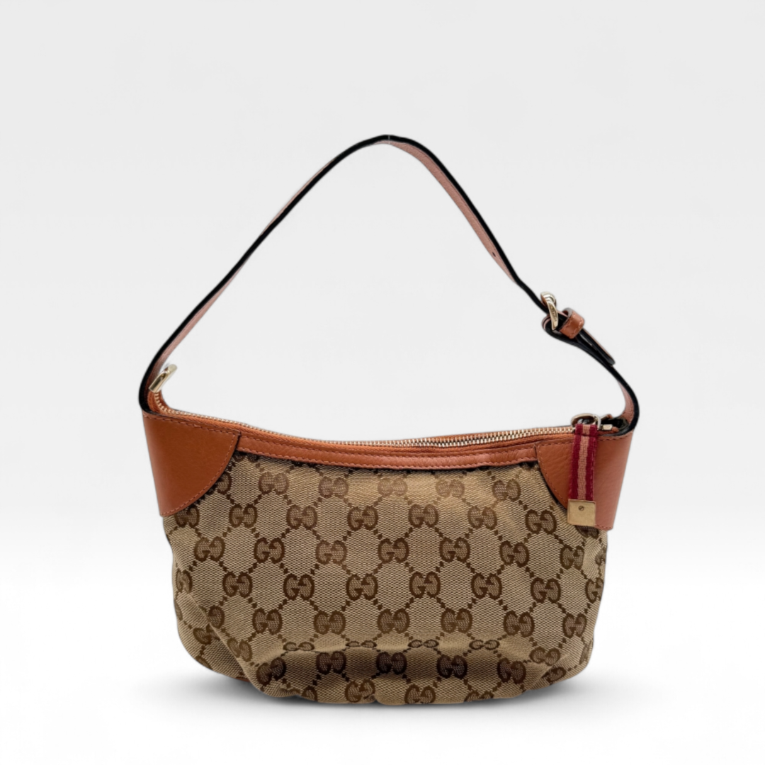 Gucci Pochette Sherry Line monogram beige